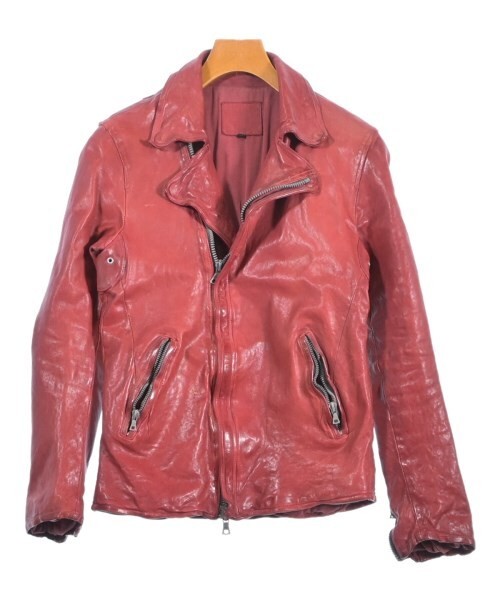 LEATHER JACKET] Isamu Katayama Backlash Riders Red Size 3 | eBay