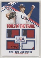 2018 Panini USA Baseball Stars & Stripes Prime 4/25 Matthew Liberatore #40 0jd0