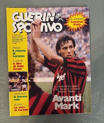 GUERIN SPORTIVO NR. 40/1984 OKTOBER-MAILAND HATELEY-VERONA FLIEGT IN DER MEISTERSCHAFT
