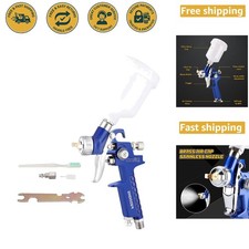 Precision Mini Spray Gun With Gravity Feed Cup - Ideal For Automotive Detailing