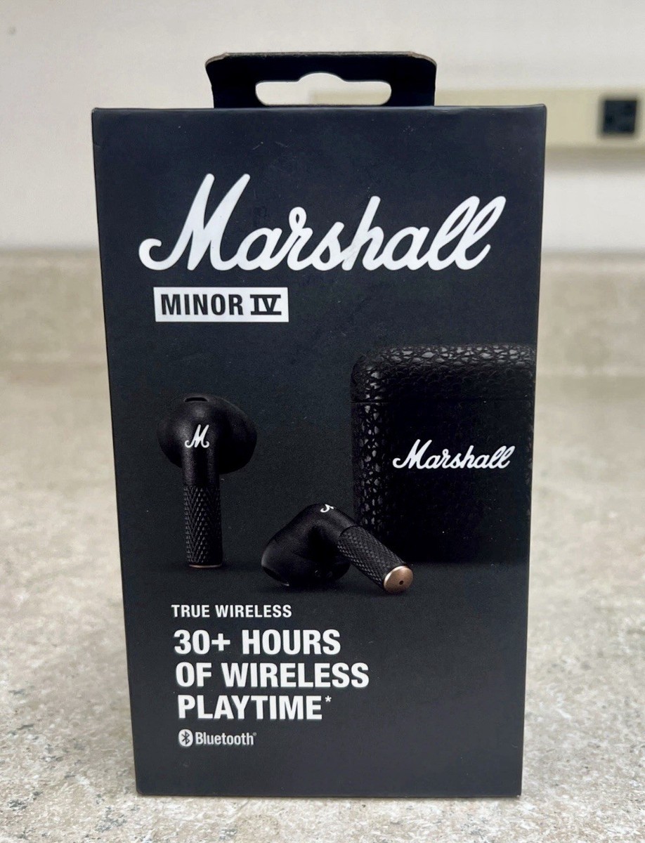 Marshall - Minor IV True Wireless Earbuds - Black x | eBay