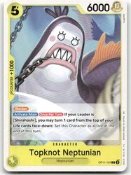 Topknot Neptunian OP11-107 Common A Fist of Divine Speed One Piece TCG