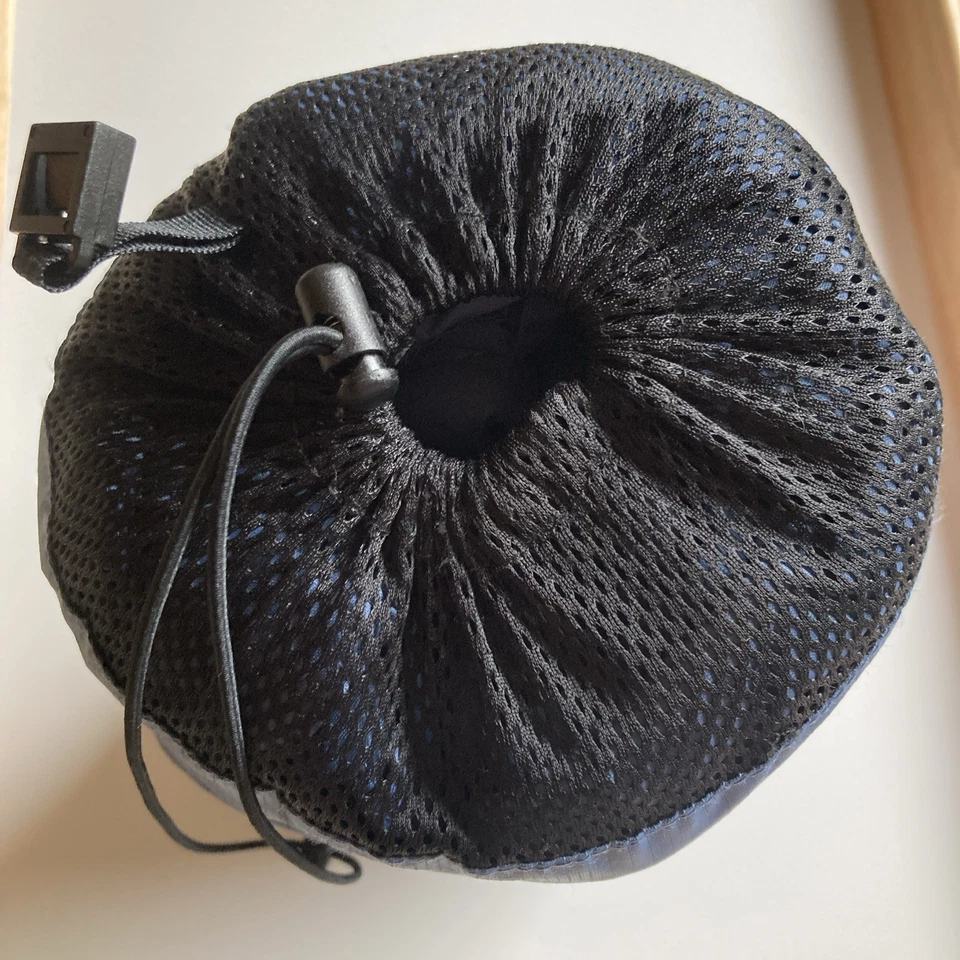 Chaqueta de malla transpirable impermeable con capucha Guide Series XL azul con bolsa de transporte Foto 4 de 4