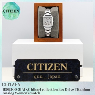 CITIZEN ES9500-51A xC hikari collection Eco Drive Titanium Analog Women's watch