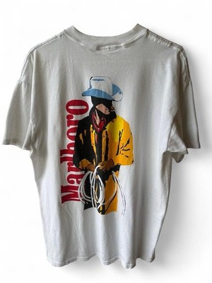 Vintage Marlboro Cowboy T-Shirt Original Single Stitch Size XL USA