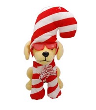 Raising Cane s 2024 Christmas Candy Cane Plush Puppy Dog Limited Edition