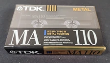 TDK MA-110 Metal Type IV Sealed Cassette - New