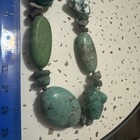 block turquoise beaded necklace — photo 10