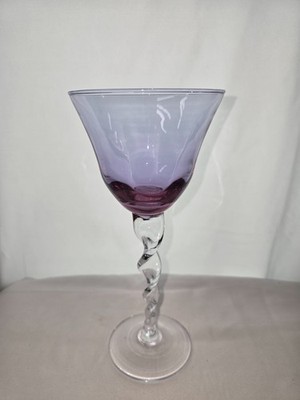 Adriana Abigail Pink Wine Set of 4 - 9 1/2 ''