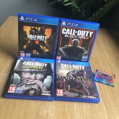 Call of Duty x4 Spielepaket Playstation 4 PS4 Sony COD Black Ops TOP ZUSTAND