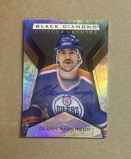 2025-26 Black Diamond Hockey Legends Glenn Anderson Autograph Card #’d /15