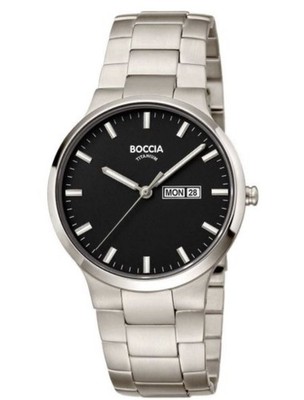Boccia Herrenuhr 3649-03,Titanium.Neue Uhr+Etikett.2 Jahre Garantie ab Kaufdatum