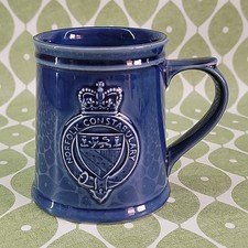 Holkham Studio Pottery Norfolk Constabulary 150th Anniversary 1839 1989 Tasse
