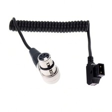 D-tap to XLR 4 Pin Female Cable for Sony Venice F5 F55,Blackmagic URSA Mini Pro