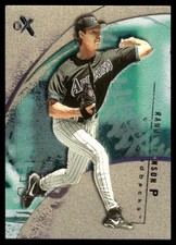 Randy Johnson 2002 Fleer E-X #90 Arizona Diamondbacks FREE SHIPPING AutographDen