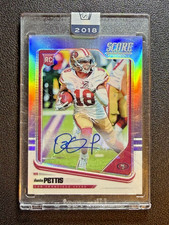 2018 Panini Honors Dante Pettis Score Prizm Auto /75 #468 Sealed