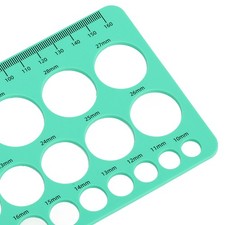 Mothers Nipple Measurement Ruler Flexible Silicone Breast Flange Measuring Tool