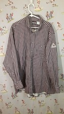    Bulwark Excel FR Long Sleeve Shirt Men's Size X-Large 8.7 ATPV Plaid