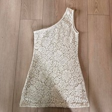 Urban Outfitters Cold Shoulder Dress Crochet Size Medium