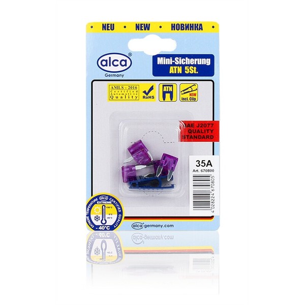 Alca® Mini-Sicherungen 35 A 5St. Blister-image
