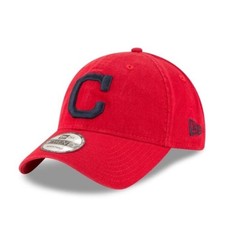 Cleveland Guardians New Era 9TWENTY MLB Strapback Hat Cap Red