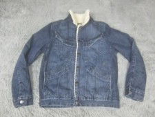 Volcom Jeans Trucker Jacket Mens Medium Blue ...