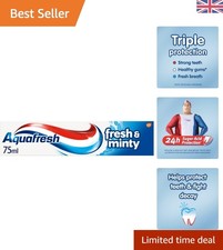 Triple Protection Mint Toothpaste for Strong Teeth & Healthy Gums - 75ml x 6 15.53 per litre