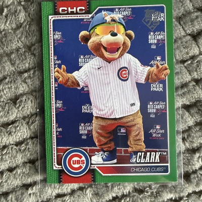 #ad 2026 Topps CELEBRATION quot;Mascotsquot; #18⭐quot;CLARKquot;⭐《GREEN》# 99 CHICAGO CUBS $50.00