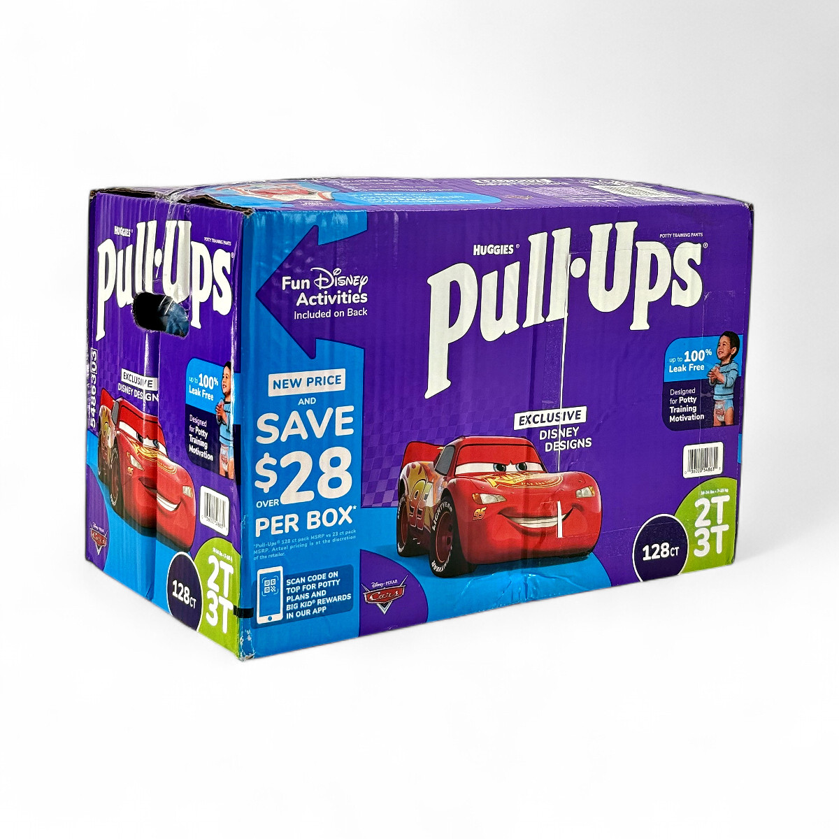 Huggies Pull-Ups - Cars Training Pants for Boys (Size 2T-3T) - 128 Count