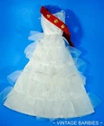RARE Vintage UK Royal Barbie Doll #1601 Original Dress & Sash MINTY ~ 1970's