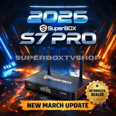  2026 NEWEST SUPERBOX S7 PRO- FREE AIR SHIPPING    - PROOF OF AUTHENTICITY!