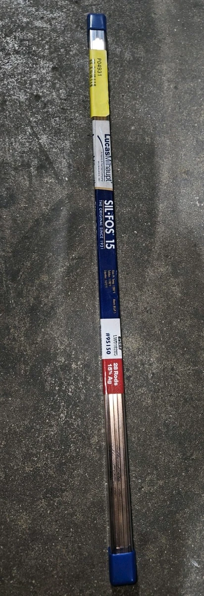 Tandefio 40 Sticks Brazing Rods AWS BCup-5 15% Silver Solder Phos Copper Brazing Alloys Round - View #8