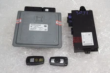 08 BMW 535i Engine computer ignition switch key ECM ECU DME CAS 7586933 E60 E61