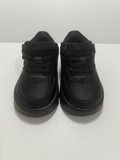BOYS TODDLER NIKE FORCE 1 LOW EASYON BLACK/BLACK-BLACK FN0236-001-SIZE 7
