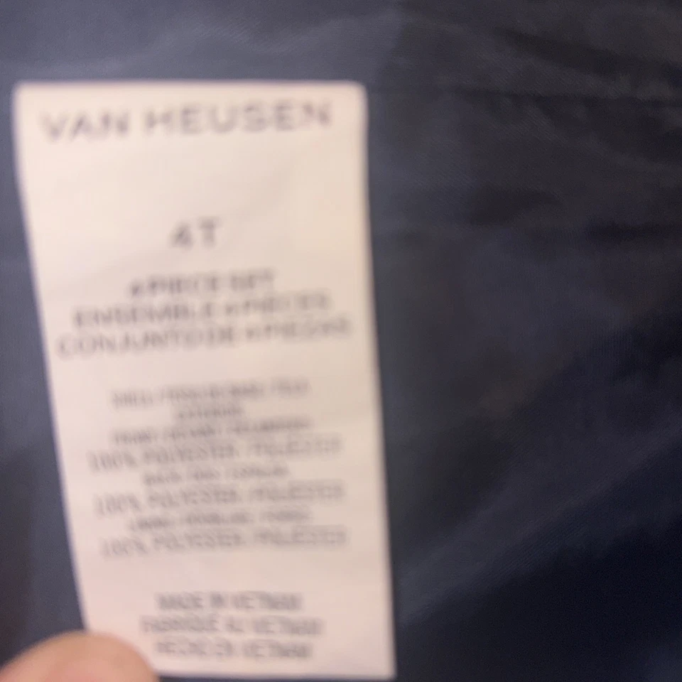 Par de conjuntos de chaleco y pantalón 4T para bebé niño pequeño excelente estado usado 4T Foto 3 de 4