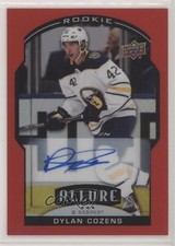 2020-21 Upper Deck Allure Base Redeemed XRC Red Rainbow Dylan Cozens Auto 0i9u