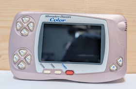 Bandi WonderSwan Color Pink W/IPS Screen No Game *Tested*