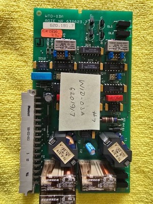 AGIE circuit board WID-03A 620.191.7  . For 150HSS/250HSS