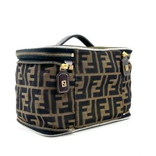 FENDI Zucca vanity Pouch Brown