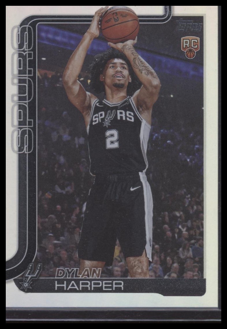 2025-26 Topps #202 Dylan Harper Holo Foil Rookie Spurs