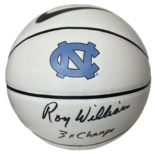 ROY WILLIAMS SIGNED NIKE NORTH CAROLINA TAR HEELS LOGO BASKETBALL UNC JSA !