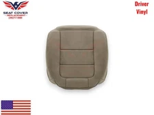 2001 2002 2003 Ford F250 Lariat Extended Cab Driver Bottom Seat Cover Tan Vinyl