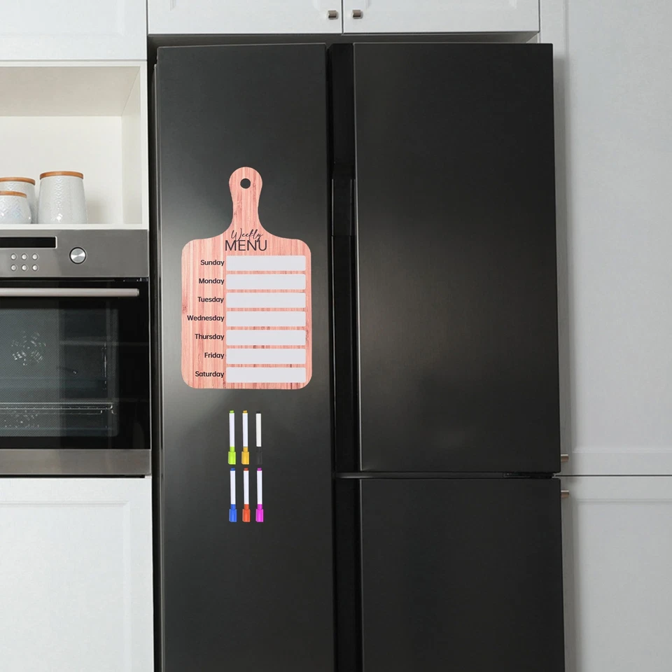 Simplify Your Meal Planning with Magnetic Weekly Menu Board for Kitchen - Image 2 of 4