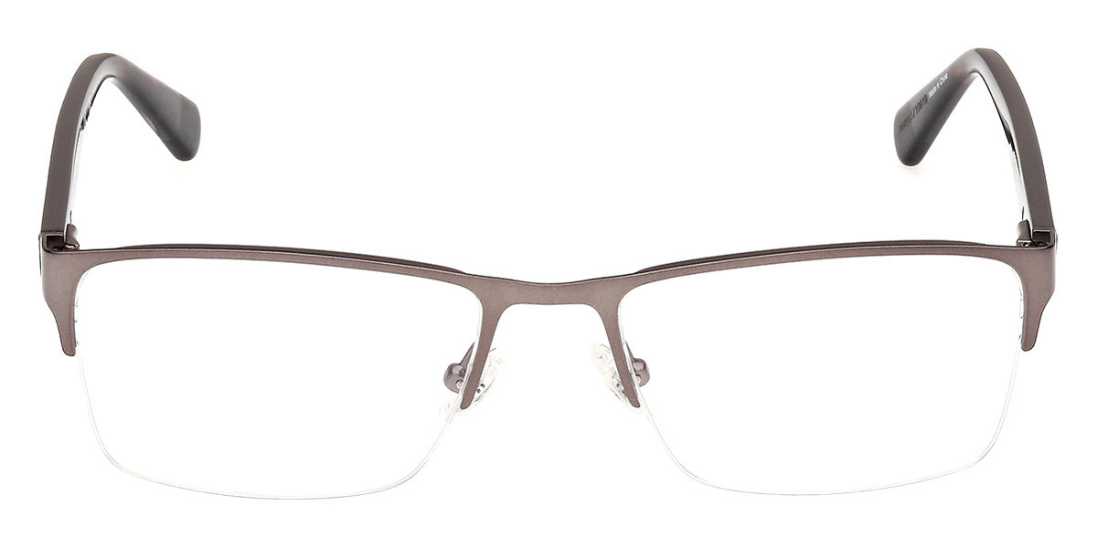 Очки Kenneth Cole KC0313 Блестящие прямоугольные из оружейного металла 53 мм, новые, 100% подлинные