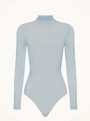 Wolford Buenos Aires String body - S- SKY BLUE - Brand New in Box - Never Worn