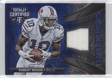 2014 Panini Totally Certified Fabrics Blue 7/50 Robert Woods #CF-RW 0g4