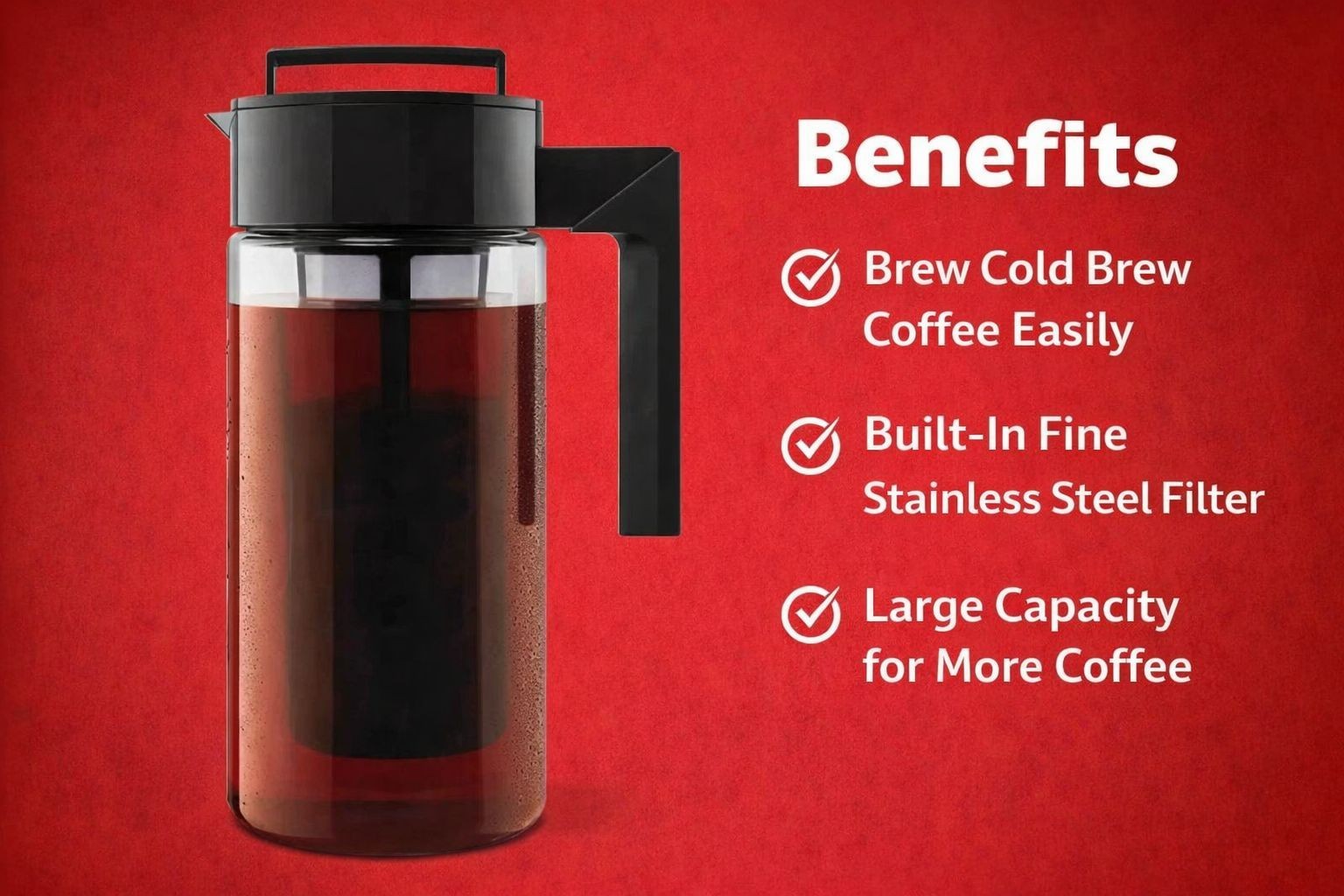 - Airtight Pitcher With Leak-free Lid - Bpa-free Cold B
