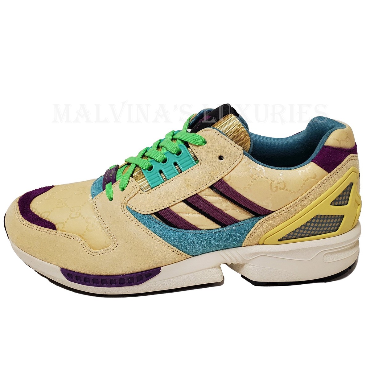 GUCCI LADIES SNEAKERS X ADIDAS ZX 8000 TORSION GG LOGO
