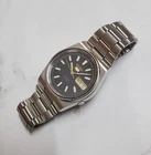 Seiko Black Smooth Sunburst Dial Retro Ultra Rare Vintage Automatic 7S26 JDM SS