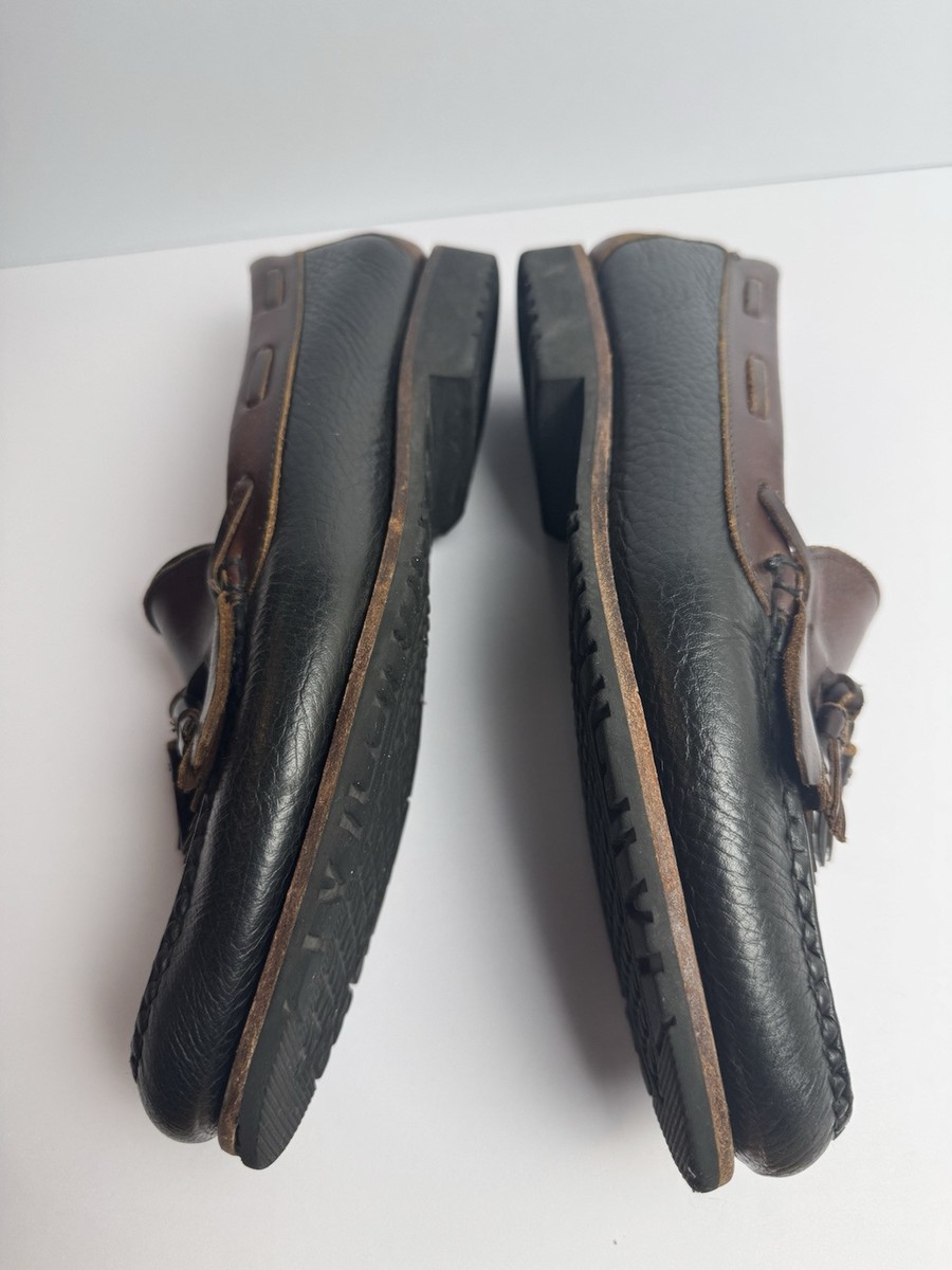 Allen Edmonds Nashua Tassel Kiltie Leather Loafers Black  display picture 1